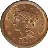 Image 1 : 1851 1C MS66 Brown NGC. N-20, 28, Low R.3. Brown with 1851[1C] N-20, 28, Low R.3. MS66 Brown NGC. MS