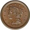 Image 1 : 1851 1C N-31, High R.3. MS65 Brown NGC. MS60 EAC. Grel 1851[1C] N-31, High R.3. MS65 Brown NGC. MS60