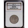 Image 3 : 1851 1C N-31, High R.3. MS65 Brown NGC. MS60 EAC. Grel 1851[1C] N-31, High R.3. MS65 Brown NGC. MS60