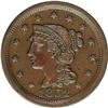 Image 1 : 1852 1C N-10, High R.2. AU55 NGC. VF30 EAC. Ex: Hillcr 1852[1C] N-10, High R.2. AU55 NGC. VF30 EAC.