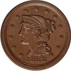 1852 1C N-16, R.1--Improperly Cleaned--NCS. Unc Detail 1852[1C] N-16, R.1--Improperly Cleaned--NCS. 