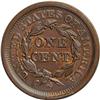 Image 2 : 1852 1C MS66 Brown NGC. N-9, 22, R.1. Brown with 20% f 1852[1C] N-23, Low R.6--Improperly Cleaned--N