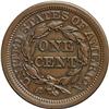 Image 2 : 1853 1C MS63 Brown NGC. N-3, R.1. Brown with a trace o 1853[1C] N-3, R.1. MS63 Brown NGC. AU50 EAC.