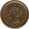Image 1 : 1853 1C MS64 Brown NGC. N-9, Low R.2. Brown with smoot 1853[1C] N-9, Low R.2. MS64 Brown NGC. MS60 E