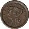 Image 1 : 1853 1C N-19, R.1. MS61 Brown NGC. AU50 EAC. Grellman 1853[1C] N-19, R.1. MS61 Brown NGC. AU50 EAC.