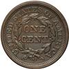 Image 2 : 1853 1C N-19, R.1. MS61 Brown NGC. AU50 EAC. Grellman 1853[1C] N-19, R.1. MS61 Brown NGC. AU50 EAC.