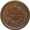Image 2 : 1853 1C N-21, High R.3. MS62 Brown NGC. AU50 EAC. Grel 1853[1C] N-21, High R.3. MS62 Brown NGC. AU50