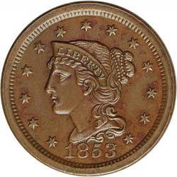 1853 1C N-22, High R.2--Environmental Damage--NCS. Unc 1853[1C] N-22, High R.2--Environmental Damage