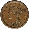 Image 1 : 1853 1C N-29, High R.3. AU58 NGC. XF45 EAC. Grellman s 1853[1C] N-29, High R.3. AU58 NGC. XF45 EAC.