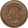 Image 1 : 1853 1C MS64 Brown NGC. N-33, R.2. Brown with 5-10% mi 1853[1C] N-33, R.2. MS64 Brown NGC. MS60 EAC.