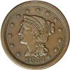 Image 1 : 1853 1C AU55 NGC. N-1, R.3. Brown with smooth, glossy 1854[1C] N-1, R.3. AU55 NGC. XF40 EAC.