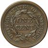 Image 2 : 1853 1C AU55 NGC. N-1, R.3. Brown with smooth, glossy 1854[1C] N-1, R.3. AU55 NGC. XF40 EAC.