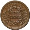 Image 2 : 1854 1C MS64 Brown NGC. N-11, R.2. Brown with smooth, 1854[1C] N-11, R.2. MS64 Brown NGC. AU58 EAC.
