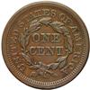 Image 2 : 1854 1C XF45 NGC. N-12, R.2. Brown with smooth, glossy 1854[1C] N-12, R.2. XF45 NGC. VF30 EAC.