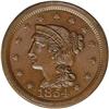 Image 1 : 1854 1C MS65 Brown NGC. N-14, Low R.2. Brown with a tr 1854[1C] N-14, Low R.2. MS65 Brown NGC. AU55 