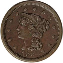 1854 1C N-19, High R.3--Environmental Damage--NCS. AU 1854[1C] N-19, High R.3--Environmental Damage-