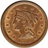 Image 1 : 1855 1C Upright 5s. N-4, R.1. MS65 Red and Brown NGC. 1855[1C] Upright 5s. N-4, R.1. MS65 Red and Br