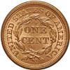 Image 2 : 1855 1C Slanting 5s. N-10, R.1. MS65 Red and Brown NGC 1855[1C] Slanting 5s. N-10, R.1. MS65 Red and
