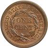 Image 2 : 1855 1C Slanting 5s. N-10, R.1. MS65 Brown NGC. MS63 E 1855[1C] Slanting 5s. N-10, R.1. MS65 Brown N