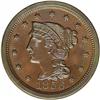 Image 1 : 1856 1C Upright 5. N-7, R.2--Improperly Cleaned--NCS. 1856[1C] Upright 5. N-7, R.2--Improperly Clean