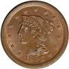 Image 1 : 1856 1C Upright 5. N-9, High R.3. MS65 Brown NGC. MS60 1856[1C] Upright 5. N-9, High R.3. MS65 Brown