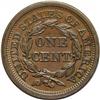 Image 2 : 1856 1C Upright 5. N-12, R.1. MS63 Brown NGC. AU55 EAC 1856[1C] Upright 5. N-12, R.1. MS63 Brown NGC