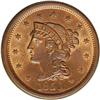Image 1 : 1856 1C Slanted 5. N-16, R.2. MS64 Red and Brown NGC. 1856[1C] Slanted 5. N-16, R.2. MS64 Red and Br