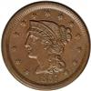 Image 1 : 1857 1C Large Date MS65 Brown NGC. N-1, R.1. Brown wit 1857[1C] Large Date. N-1, R.1. MS65 Brown NGC