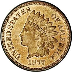 1877 1C PR64 Red and Brown NGC. A handsome example of 1877[1C] PR64 Red and Brown NGC.