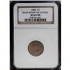 Image 1 : 1902 1C MS64 Brown NGC. The reverse is mostly brown bu 1902[1C] MS64 Brown NGC.
