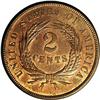 Image 2 : 1865 2C PR61 Brown NGC. Variety with Plain 5 in date. 1865[2C] PR61 Brown NGC.