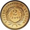 Image 2 : 1872 2C PR64 Red and Brown NGC. Both surfaces are pred 1872[2C] PR64 Red and Brown NGC.