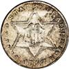Image 1 : 1857 3CS MS63 NGC. Lustrous surfaces. Pewter gray toni 1857[3CS] MS63 NGC.