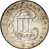 Image 2 : 1857 3CS MS63 NGC. Lustrous surfaces. Pewter gray toni 1857[3CS] MS63 NGC.