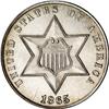 Image 1 : 1865 3CS PR63 NGC. Sharply struck with brilliant surfa 1865[3CS] PR63 NGC.
