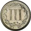 Image 2 : 1866 3CN PR63 NGC. The devices are frosty and the fiel 1866[3CN] PR63 NGC.