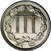 Image 2 : 1877 3CN PR64 NGC. Sharply struck with frosty devices. 1877[3CN] PR64 NGC.