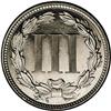 Image 2 : 1878 3CN PR64 NGC. Delicate golden gray toning. The de 1878[3CN] PR64 NGC.