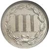 Image 2 : 1881 3CN PR64 NGC. All of the design elements are well 1881[3CN] PR64 NGC.