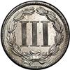 Image 2 : 1885 3CN PR64 NGC. Warm golden-gray toning. The device 1885[3CN] PR64 NGC.