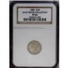 Image 3 : 1885 3CN PR64 NGC. Warm golden-gray toning. The device 1885[3CN] PR64 NGC.
