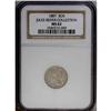 Image 3 : 1887 3CN MS62 NGC. Medium gray toning complements subd 1887[3CN] MS62 NGC.