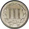 Image 2 : 1887 3CN PR65 NGC. Appealing pewter-gray iridescence. 1887[3CN] PR65 NGC.