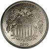 Image 1 : 1870 5C PR64 NGC. The strike is sharp; virtually all 1870[5C] PR64 NGC.