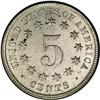 Image 2 : 1877 5C PR63 NGC. Pewter gray toning with delicate gol 1877[5C] PR63 NGC.