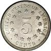 Image 2 : 1878 5C PR63 NGC. Pale golden-gray toning complements 1878[5C] PR63 NGC.