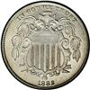Image 1 : 1882 5C PR65 NGC. The obverse exhibits pale golden-gra 1882[5C] PR65 NGC.