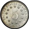Image 2 : 1883 5C MS66 NGC. A lovely Gem example. The devices ar 1883[5C] MS66 NGC.