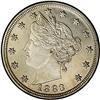 Image 1 : 1883 5C No CENTS PR64 NGC. A lovely example toned in i 1883[5C] No Cents PR64 NGC.