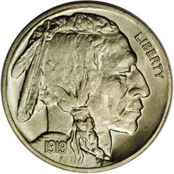 1919-D 5C MS64 NGC. The typical 1919-D Buffalo Nickel 1919-D[5C] MS64 NGC.